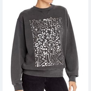 Anine Bing Ramona Leopard Sweatshirt